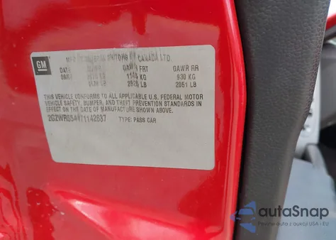 2007 Pontiac Grand Prix Gt from USA, damaged, VIN 2G2WR554471142637